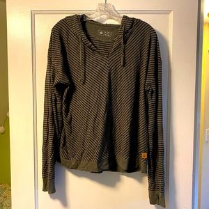 Tentree striped hoodie size XL